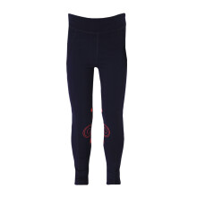 (7-8 Years, Red/Navy) Hy Childrens/Kids DynaMizs Ecliptic Horse Riding Tights