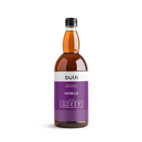 Bulk Zero Calorie Syrup, Vanilla, 1L - Vegan, No Sugar 1