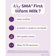 SMA PRO First Infant Baby Milk Starter Pack Ready to Drink From Birth