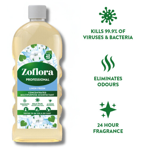 Zoflora Zoflora Concentrated Linen Fresh Disinfectant Liquid, 1 Litre, 1