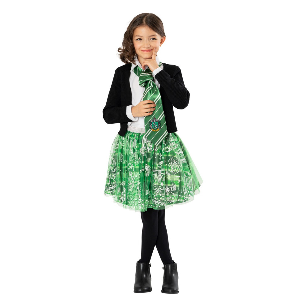 Harry Potter Childrens/Kids Slytherin Costume Tutu Skirt Green
