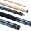 PowerGlide Psychedelic Two Piece Pool Cue 1