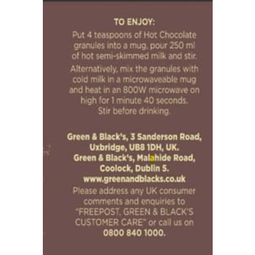 & Blacks Organic Hot Chocolate, Rich & Indulgent Drinking Chocolate 2