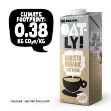 OATLY Organic Barista Oat Drink Long Life 6x1Litre
