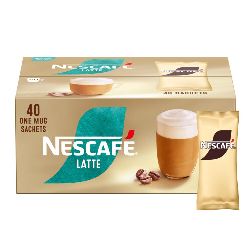 NescafÃƒÂ Latte Instant Coffee Sachets - 40 X 18G 1