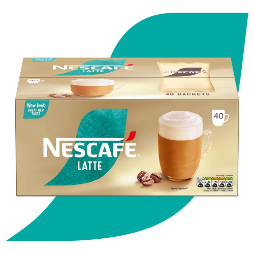 NescafÃƒÂ Latte Instant Coffee Sachets - 40 X 18G 2