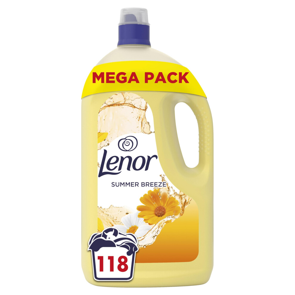 Lenor Fabric Conditioner 118 Washes, Summer Breeze, Provides Long Lasting Freshness, With 24H Odour Defence