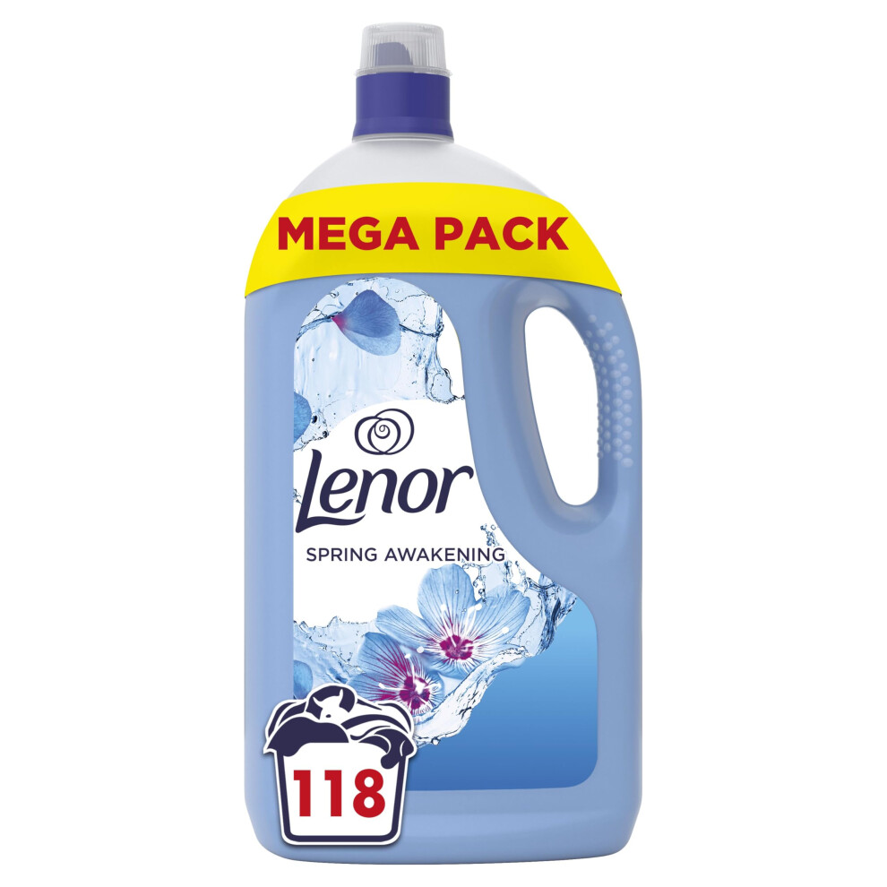 Lenor Fabric Conditioner 118 Washes, Spring Awakening, Provides Long Lasting Freshness, With 24H Odour Defence
