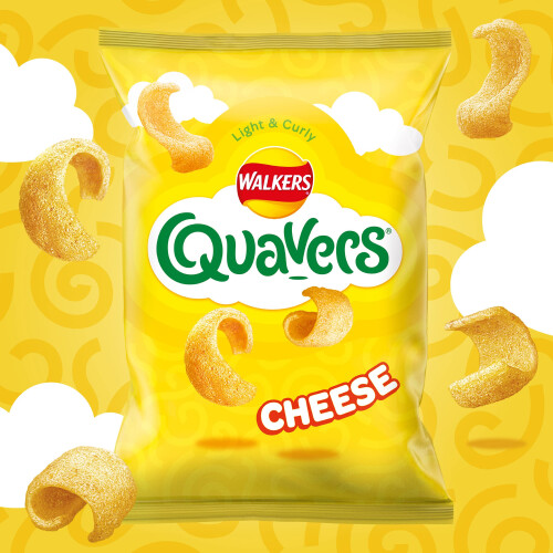 Walkers Walkers Quavers Cheese Multipack Snacks Crisps 12x16g 1