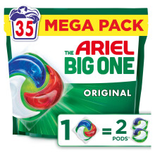 Ariel The Big One Laundry Capsules, 35 Washes, Original