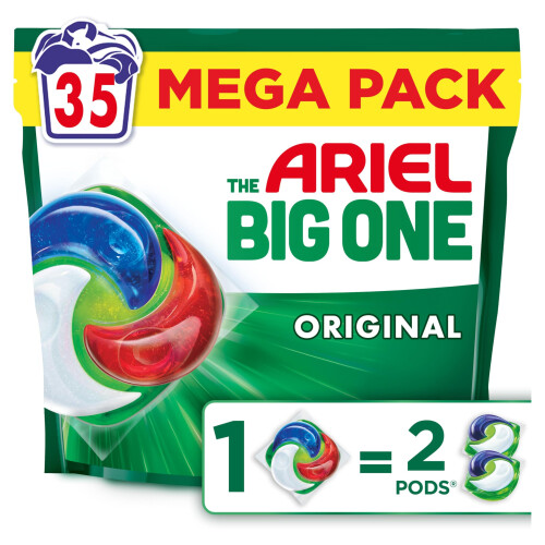 ARIEL Ariel The Big One Laundry Capsules, 35 Washes, Original