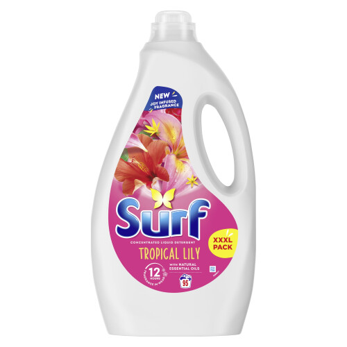Surf Surf Tropical Lily Laundry Washing Liquid Detergent w/ a joy