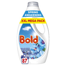 Bold Washing Liquid Laundry Detergent 87 Washes, 2.697l, Spring