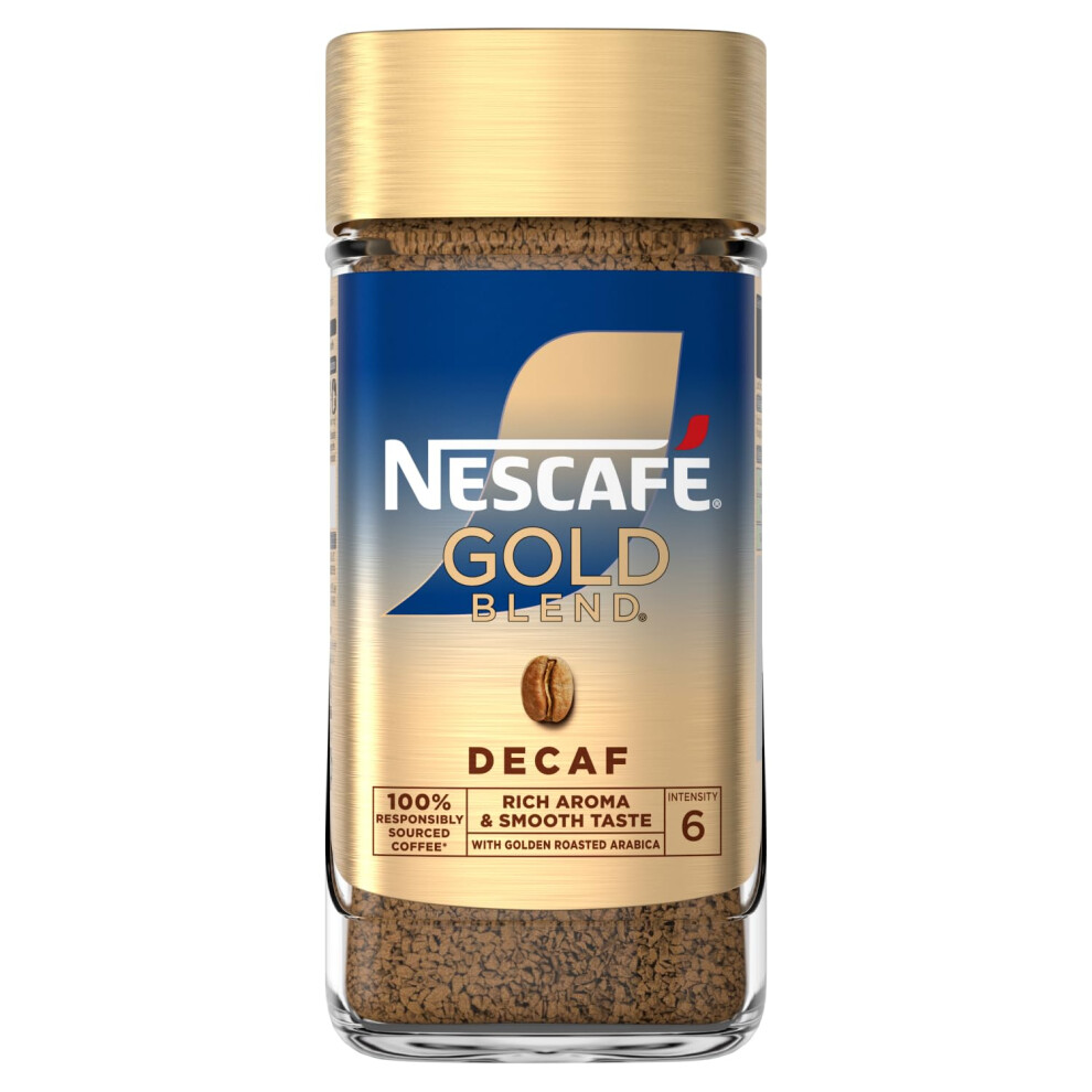 Nescafe Nescafé Gold Blend Decaf Premium Instant Coffee Rich Aroma And Smooth Taste
