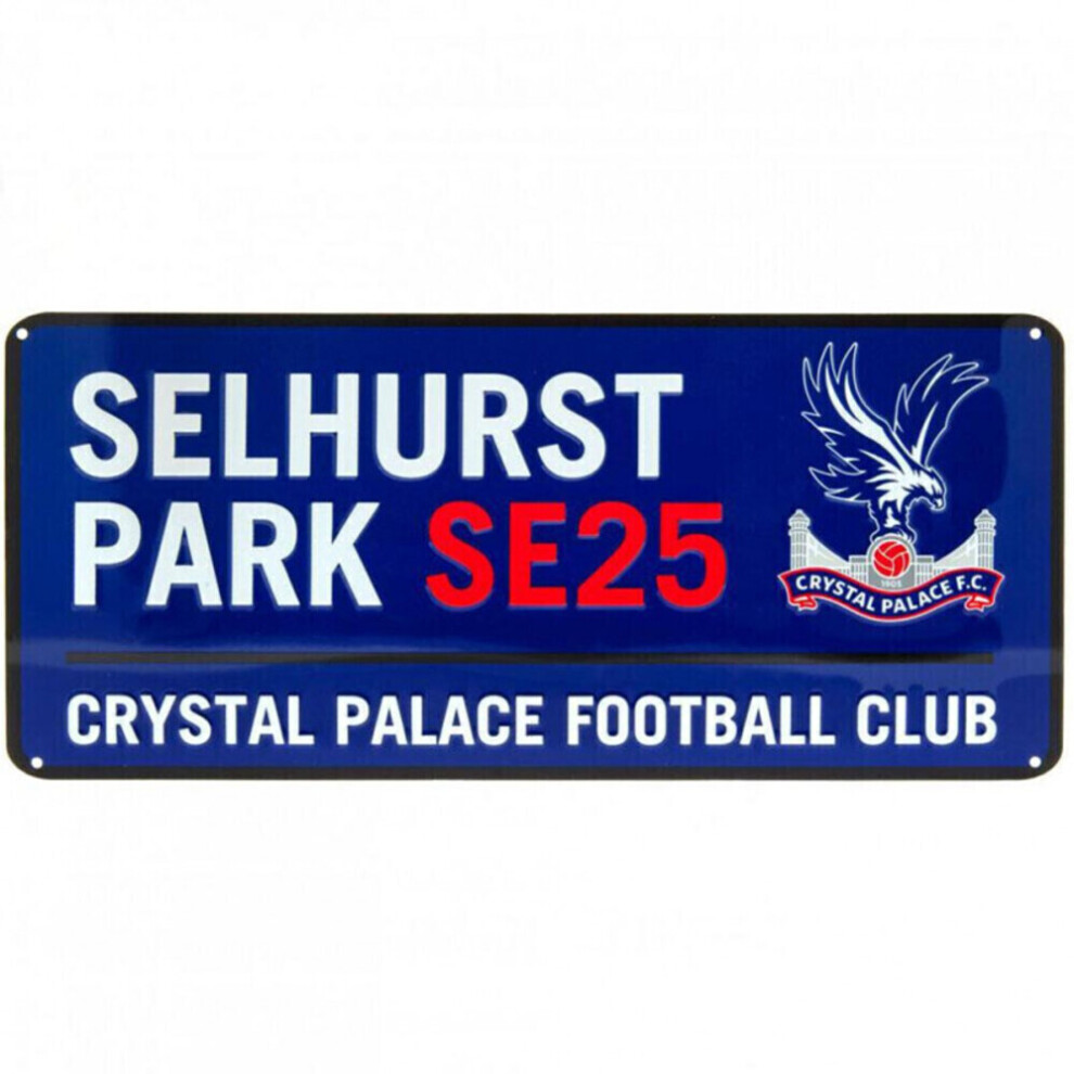 Crystal Palace Fc Metal Plaque
