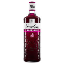 Gordon's Sloe Gin | 26% vol | 70cl | Crafted from Wild Sloe Berries &
