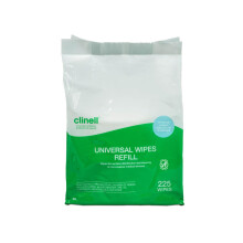 Clinell Universal Cleaning and Disinfectant Wipes for Surfaces - Pack of 225 Wipes - Refill Pack - Multi Purpose Wipes, Kills 99.99% of Germs, Quick
