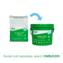 Clinell Universal Cleaning and Disinfectant Wipes for Surfaces  Pack o