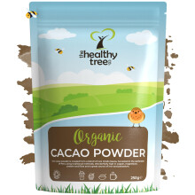 Organic Raw Cacao Powder by TheHealthyTree Company for Yoghurt, Smoothies & Baking - High in Protein, Magnesium, Fibre and Potassium - Sugar Free