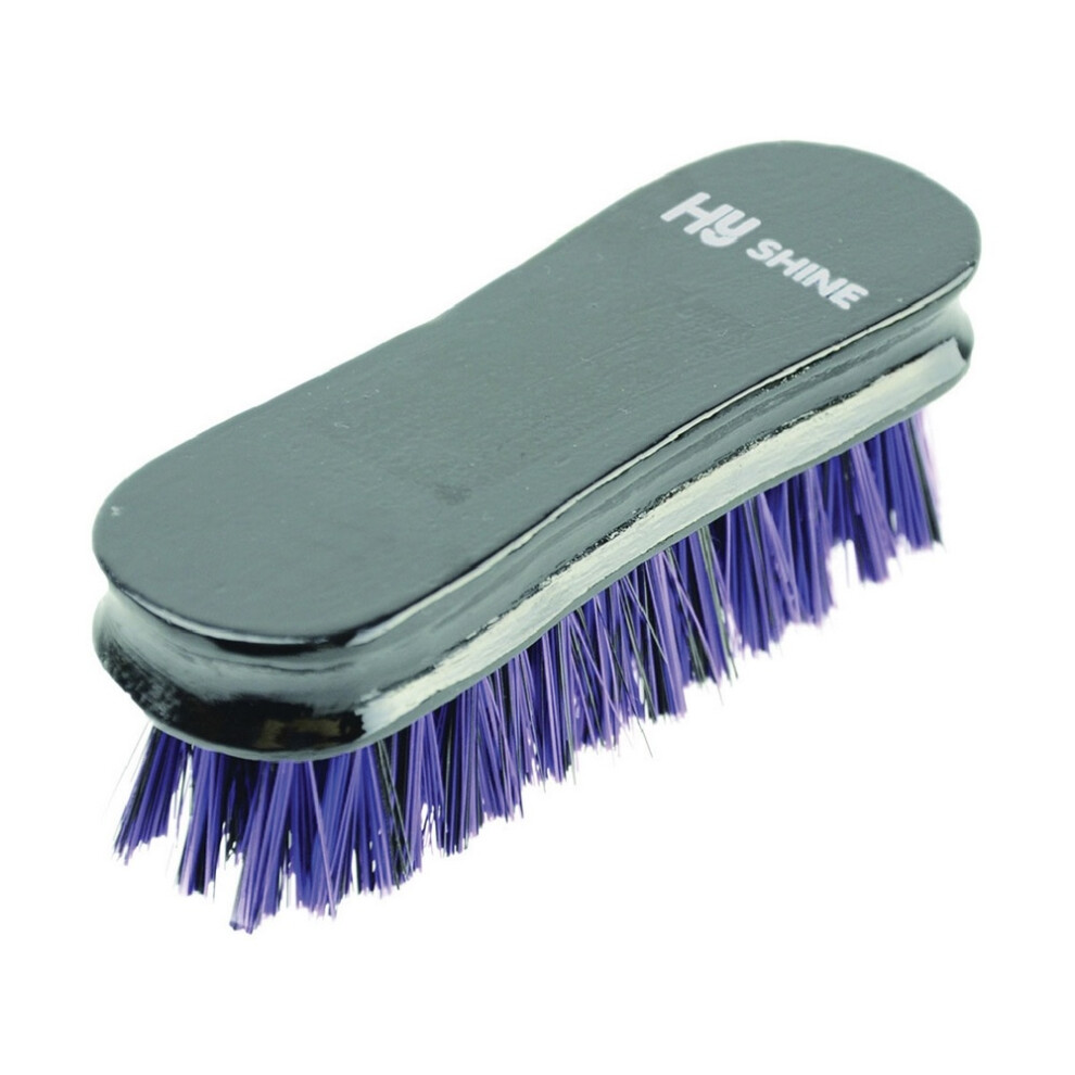 Hyshine Black/Purple Wooden Face Brush