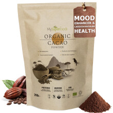 Organic Cacao/Cocoa Powder 200g | Pure & Unsweetened | Mood Enhancer & Cardiovascular Health | Natural Source of Magnesium | Perfect for Smoothies