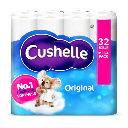 Cushelle Cushelle Original Toilet Roll 32 Standards Rolls