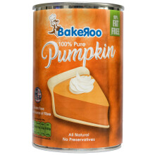 Bakeroo Tinned Pumpkin Puree Pumpkin Pie Filling 100 Natural 425g