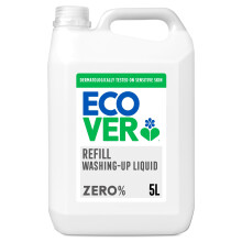 Ecover Zero Washing Up Liquid Refill, Washing Up Soap, Tough on