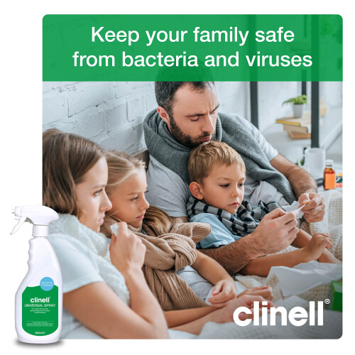 Clinell Clinell Universal Cleaning and Disinfectant Spray for Surfaces – Pack 2