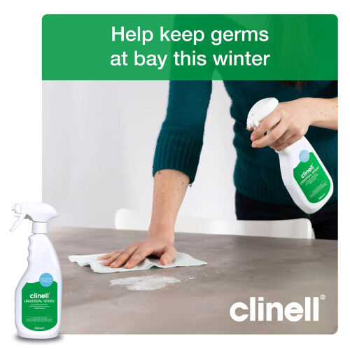 Clinell Clinell Universal Cleaning and Disinfectant Spray for Surfaces – Pack 1