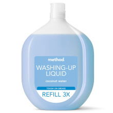 Method Washing Up Liquid Refill, Washing Up Soap, Tough on Grease &