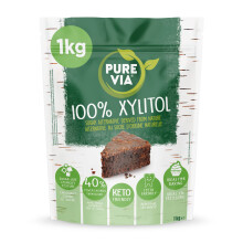 Pure Via Xylitol 1kg - Plant Based, Vegan and Keto Friendly Sugar Alternative -