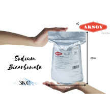 Aksoy Baking Soda 3KG Pure Sodium Bicarbonate Powder with Highest Pur