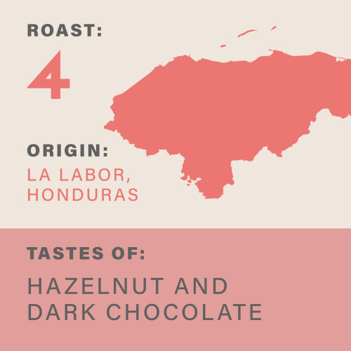 Grumpy Mule Honduras La Labor Organic Ground Coffee with notes of Hazelnut