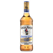 Captain Morgan Spiced Gold 00  0 vol  70cl  Alcohol Free Spirit  Smooth  De