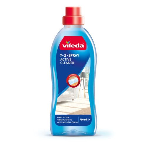 Vileda Vileda 12 Spray Active Cleaner Diluted Cleaning Liquid for 12 Spray Mo