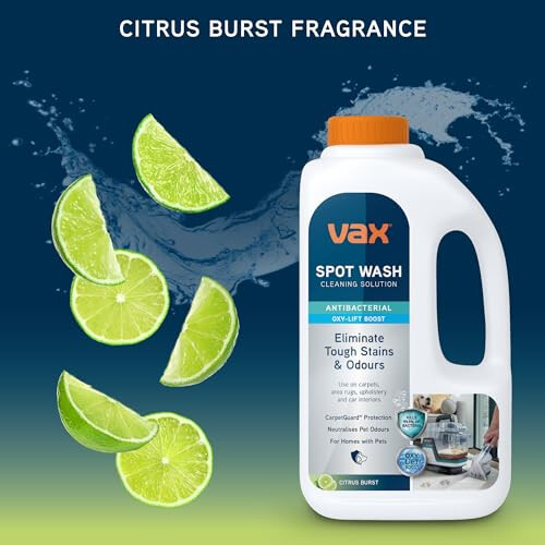 Vax Vax SpotWash Antibacterial 1l Spot Cleaning Solution, Upholstery 1