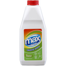 Max Strength Caustic Soda, High Performance Caustic Soda Drain Unblocker and Degreaser, Powerful Sodium Hydroxide for Bins, Toilets, Drains, Concrete