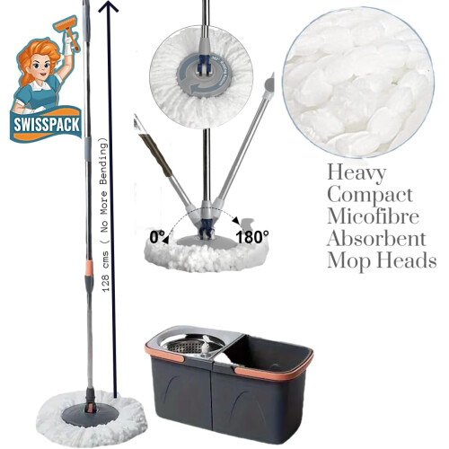 MOP AND BUCKET (SPLIT BUCKET SPIN MOP) 2