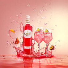 Sarti Rosa Premium Fruit Liqueur from Italy – Perfect as a Spritz mix