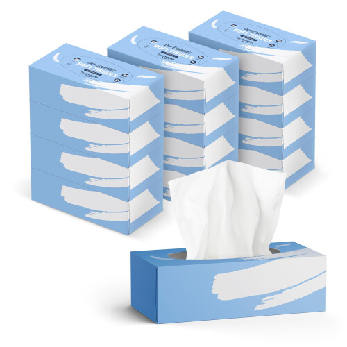 by Amazon Facial Tissues 2 ply, 180 Sheets 12 Pack