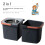 MOP AND BUCKET (SPLIT BUCKET SPIN MOP) 2