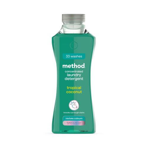 Method method Concentrated Laundry Detergent, Washing Liquid Fresh Tropical