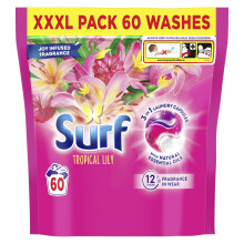 Surf 3 in 1 Tropical Lily Laundry Washing Detergent Capsules joy