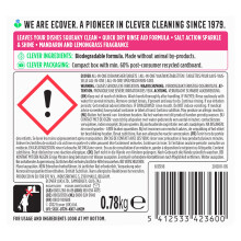 Ecover AllInOne Dishwasher Tablets Contains Salt Rinse Aid Power Clea