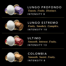 LOR Espresso Breakfast Variety Box Coffee Pods x40 Nespresso Compatib