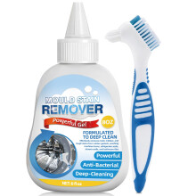 HuakChai Mould Remover, 220ml Large Capacity Mould Remover Gel, Mould and Mildew Remover for Washing Machine Seals, Toilet, Bathroom Grout