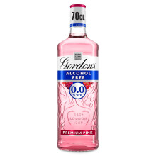Gordon's Pink Alcohol Free Spirit | 0% vol | 70cl | Juniper Taste |