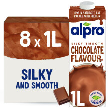 Alpro Chocolate Soya Drink - Plant-Based Long Life Dairy Free &