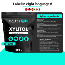 Nature Diet Xylitol 2 x 1 kg 100 natural sugar substitute vegetabl